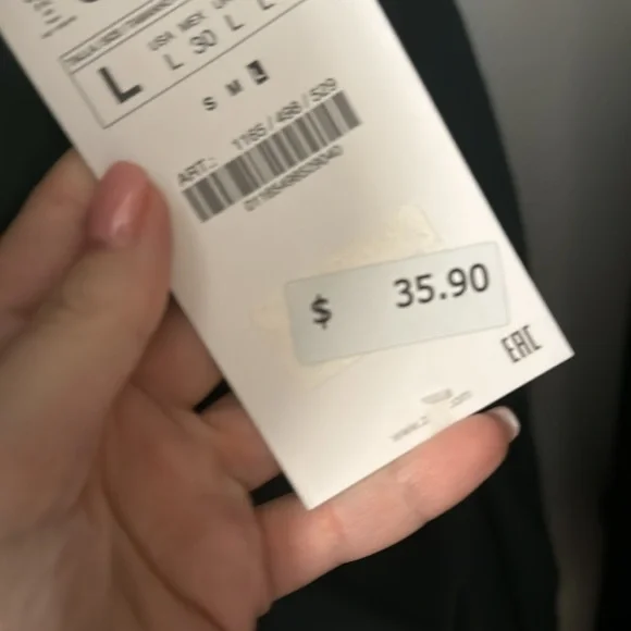 Zara green long sleeve dress - Picture 3 of 3